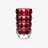 Louxor Round Vase M Baccarat in Red Crystal