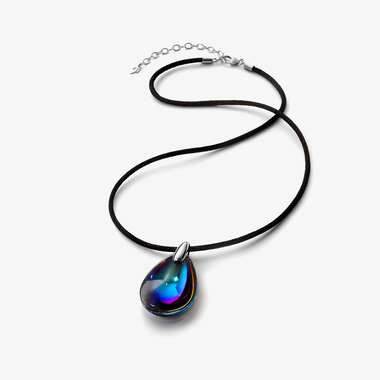 Psydélic Silver Pendant Blue Scarabee View 1
