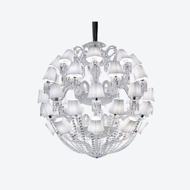 Le Roi Soleil Ball Night Chandelier (40L)  Baccarat