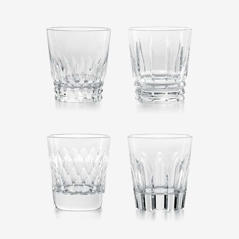 VINTAGE TUMBLERS SET Baccarat in Clear Crystal