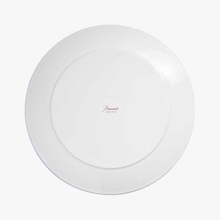 Arcadia Red Show Plate  Baccarat