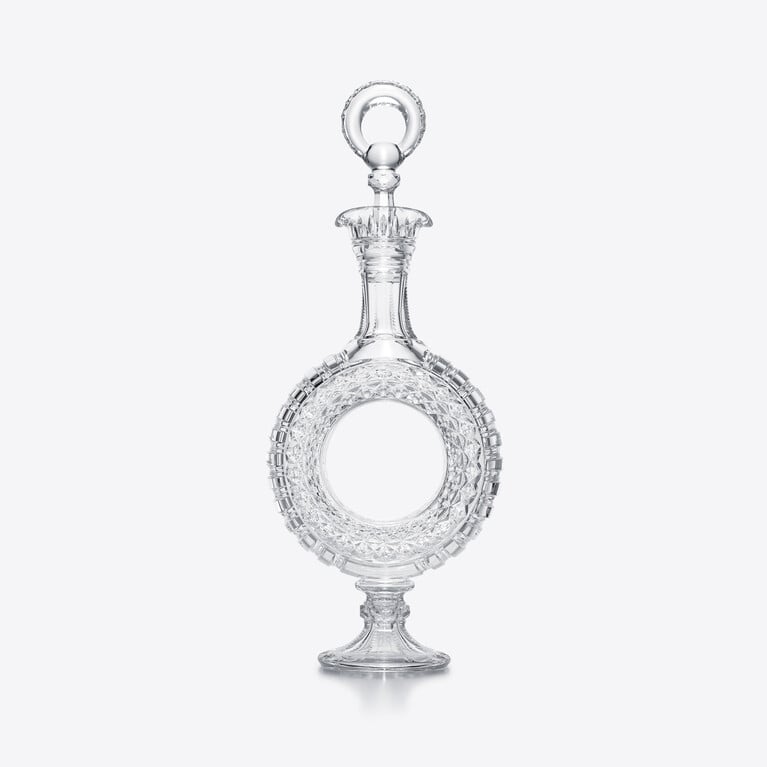 오트 크리스탈리 오라 카라페(Haute Cristallerie Halo Carafe) Baccarat, 클리어 크리스탈로 만든 보기 1