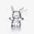 Pok&eacute;mon Pikachu Figurine Baccarat in Crystal Clear