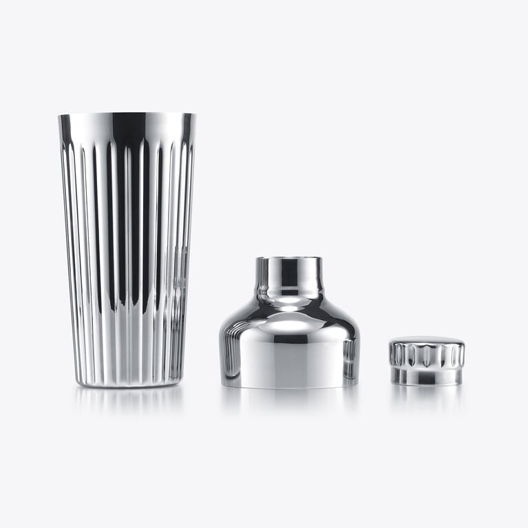 Harmonie Shaker Baccarat in Steel Silver