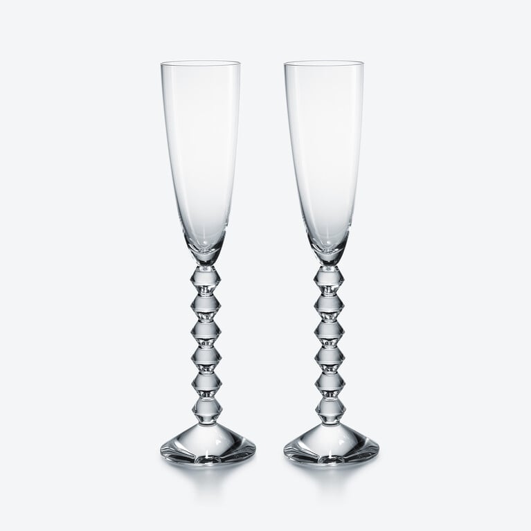 Véga Flutissimo Flutes Baccarat, Champagne flute in Crystal Clear