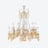 Zénith Charleston Chandelier Short (18L) Baccarat in Crystal Yellow