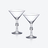 Jean-Charles Boisset設計 Passion 系列 - MARTINI酒杯 Baccarat, 透明水晶的馬天尼酒杯