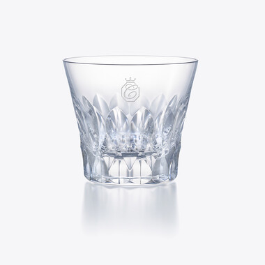 ダリア タンブラー 2026（Cイニシャル入り） Baccarat、クリアのクリスタル製