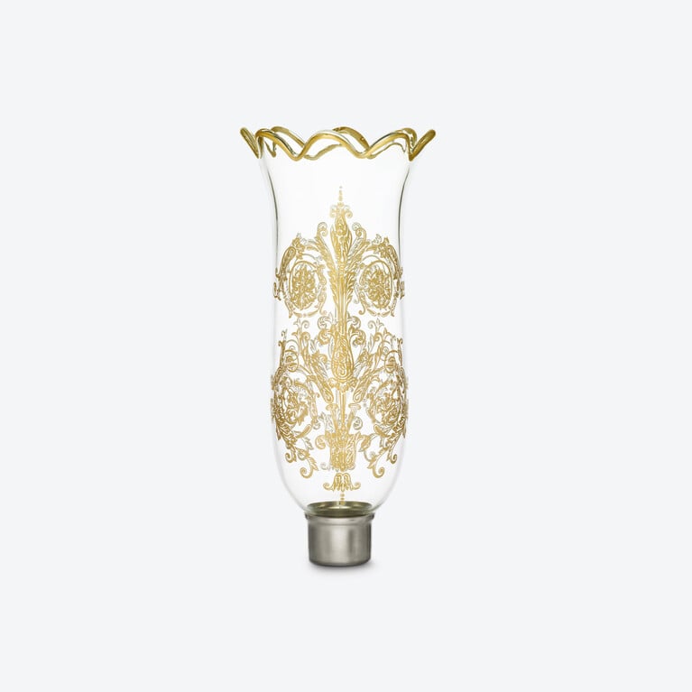 Verrines Tulipe Acanthe Bord Feston Baccarat en Cristal Or Voir 1