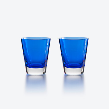 色彩 平底杯, 蓝色