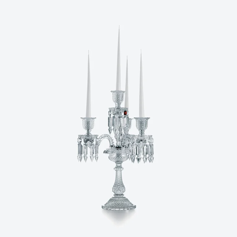 Z&eacute;nith Candelabra (4L) Baccarat in Clear Crystal View 1