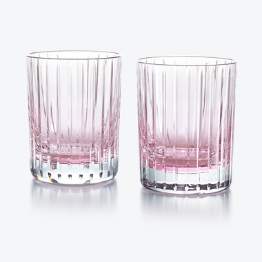 Harmonie Tumblers Colors of Joy Pastel Baccarat in Crystal Pink