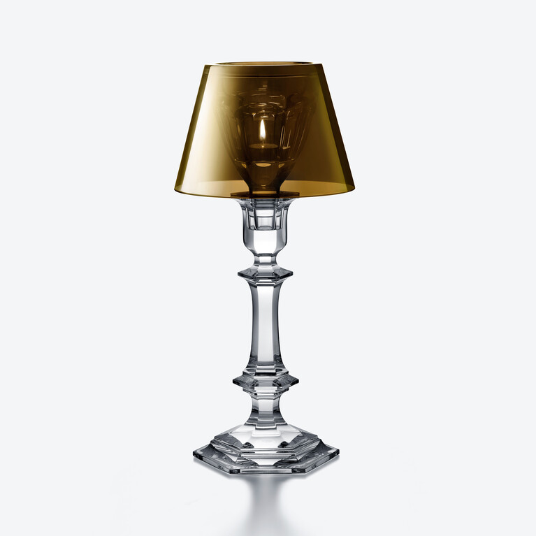 Harcourt Our Fire Candlestick Baccarat in Crystal Gold View 1