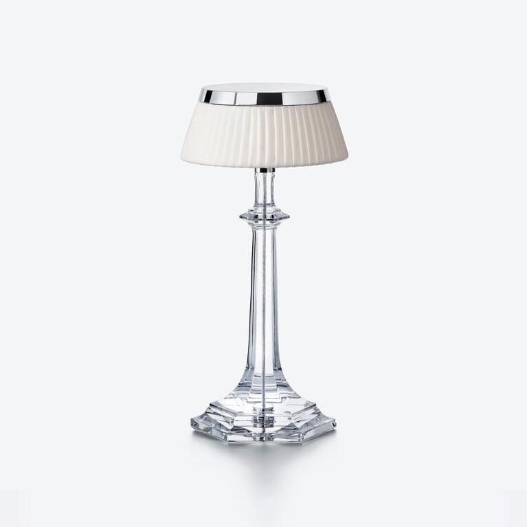 Lampe Bon Jour Versailles Petit Modèle Clair Baccarat en Cristal Clair