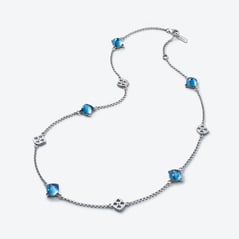 Select Collar Mini M&eacute;dicis Baccarat en Plata Blue