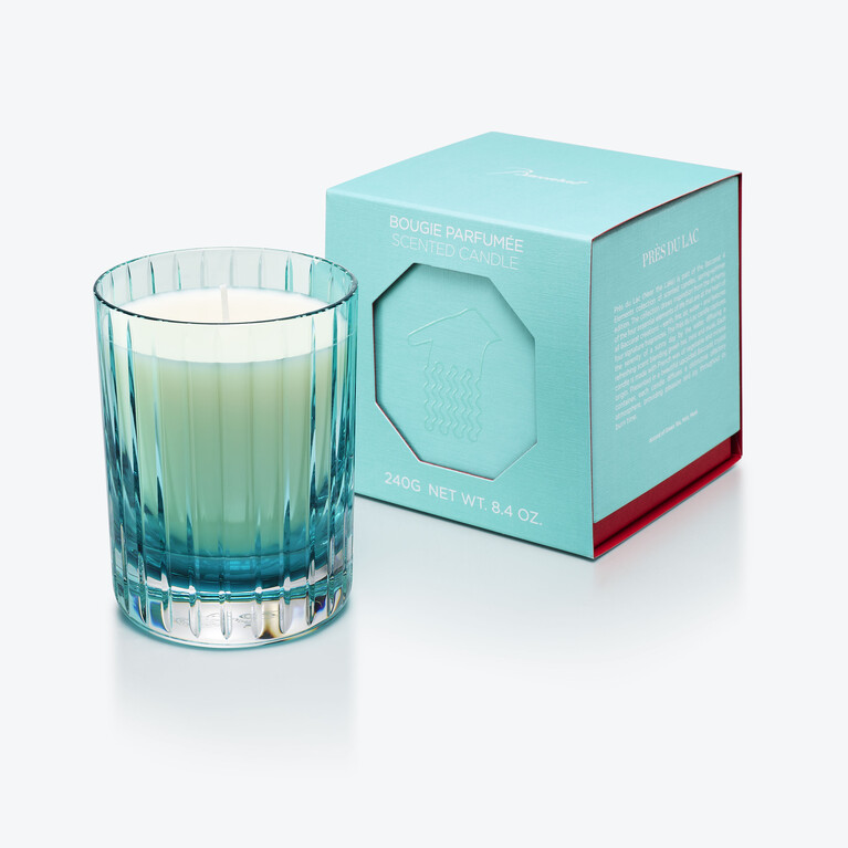 4 Elements Scented Candle Pr&egrave;s Du Lac Baccarat in Wax Blue