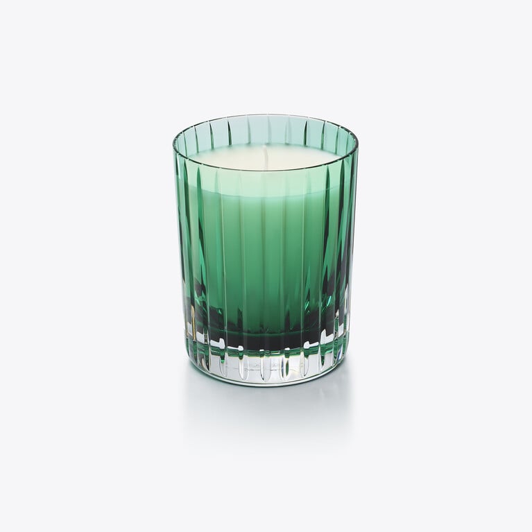 Bougie parfum&eacute;e 4 &eacute;l&eacute;ments Eau Infinie Baccarat en Cire Vert Voir 2