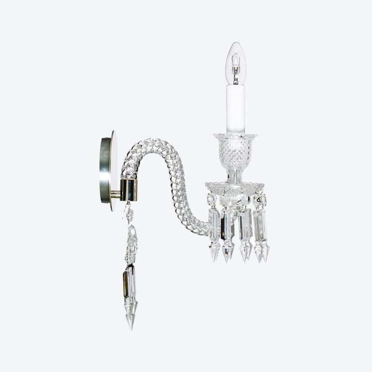 ゼニス ウォールユニット (1L) Baccarat、クリアのクリスタル製