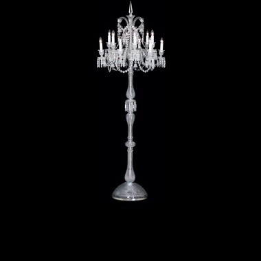 Z&eacute;nith 燭台 (12L) Baccarat, 透明水晶製成