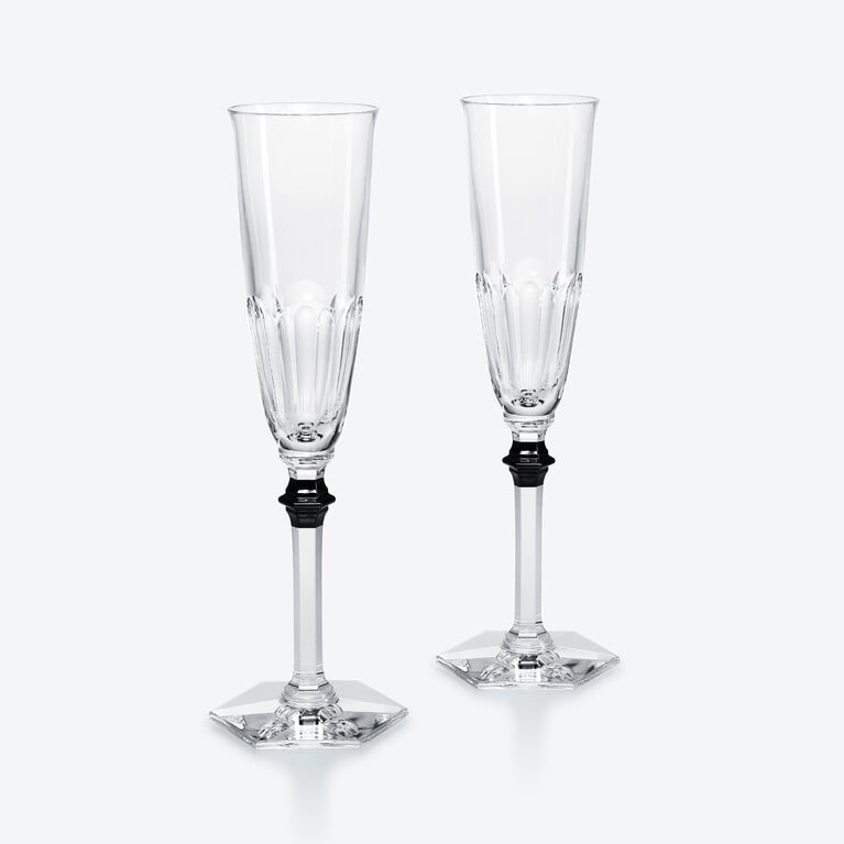 아코어 이브 플루트(Harcourt Eve Flute) Baccarat, 클리어 크리스탈로 만든 샴페인 플루트