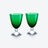 Verres Véga Bas Vert