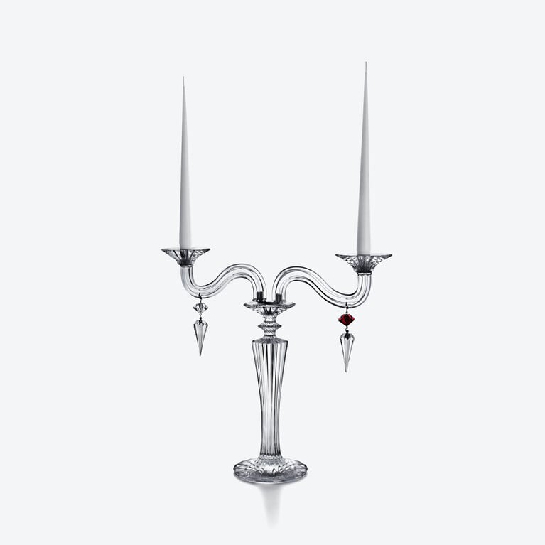 Mille Nuits Candelabra (2L) Baccarat in Crystal Clear