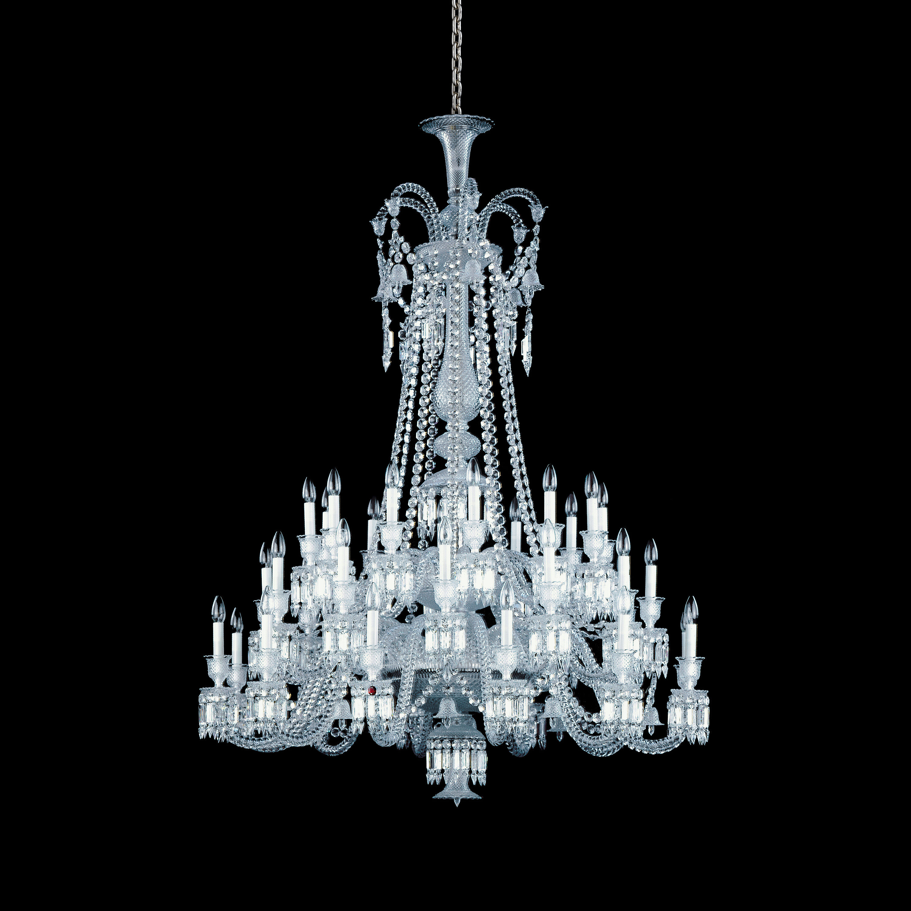 Baccarat chandelier red crystal outlet