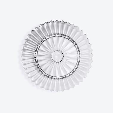 Mille Nuits Plate S Baccarat in Crystal Clear