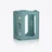 Octogone Decanter Case Baccarat in Leather Blue