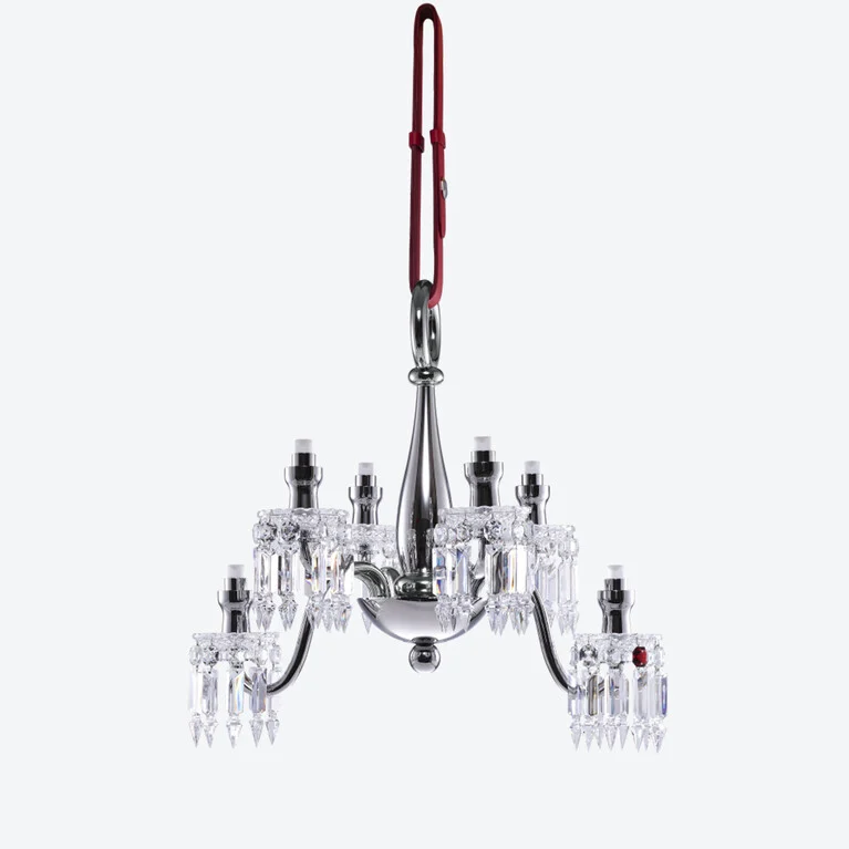 Z&eacute;nith Nomade Kronleuchter (06L) Baccarat in Silberem Kristall Siehe 3