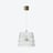 Lustre Tuile de Cristal Frozen L Baccarat en Cristal Clair