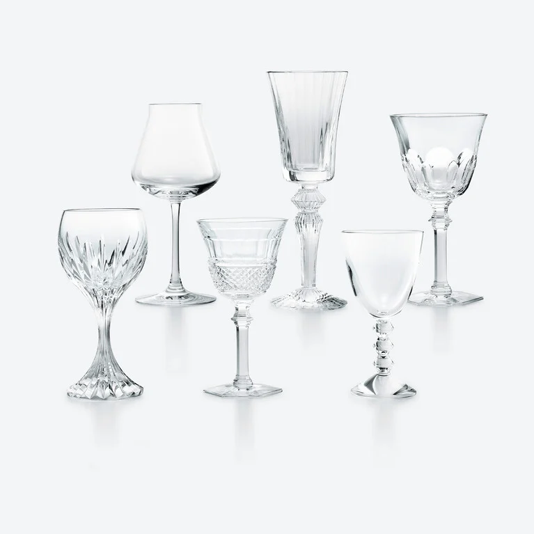 Wine Therapy Glasses Set Baccarat, Wine glass in Crystal Clear View 1