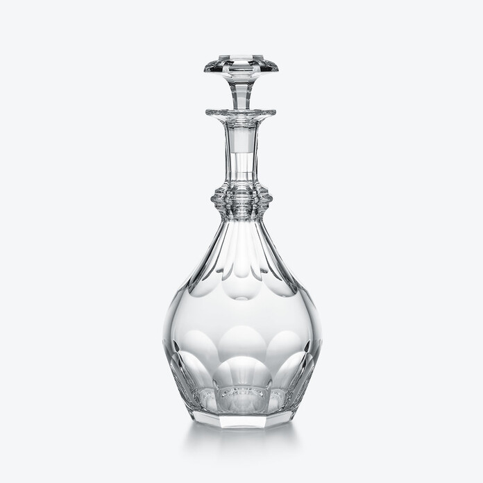 Verre à Harcourt Baccarat Cristal - Motif Croix Chromé - Neuf En Boîte