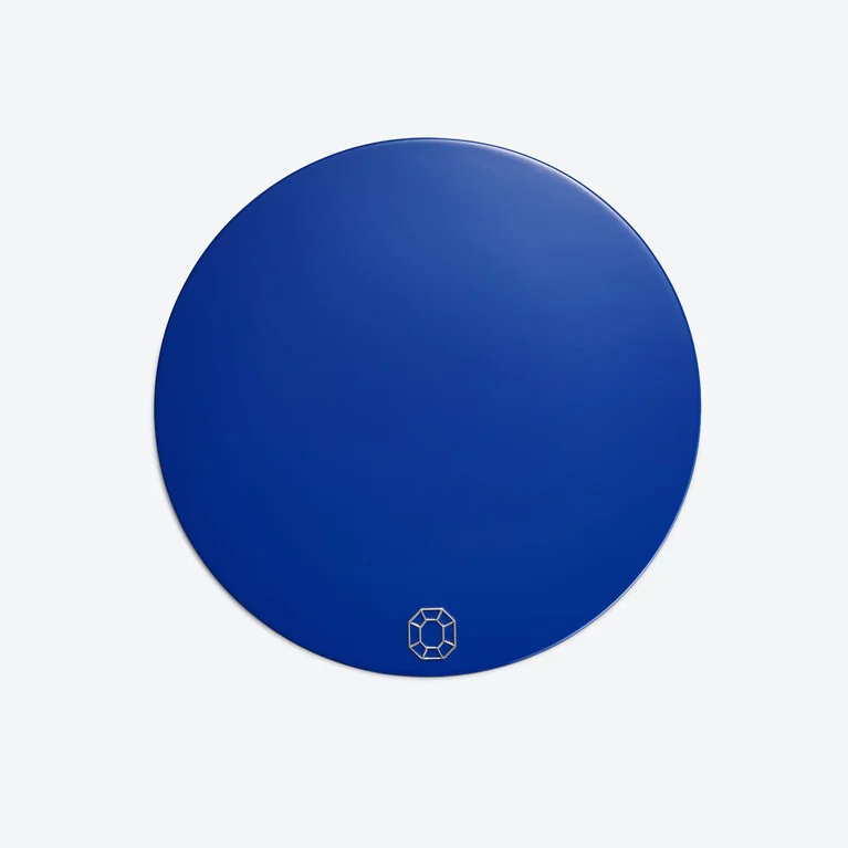 옥타곤 코스터(Octogone Coasters) Baccarat, 블루 래커로 만든 보기 2