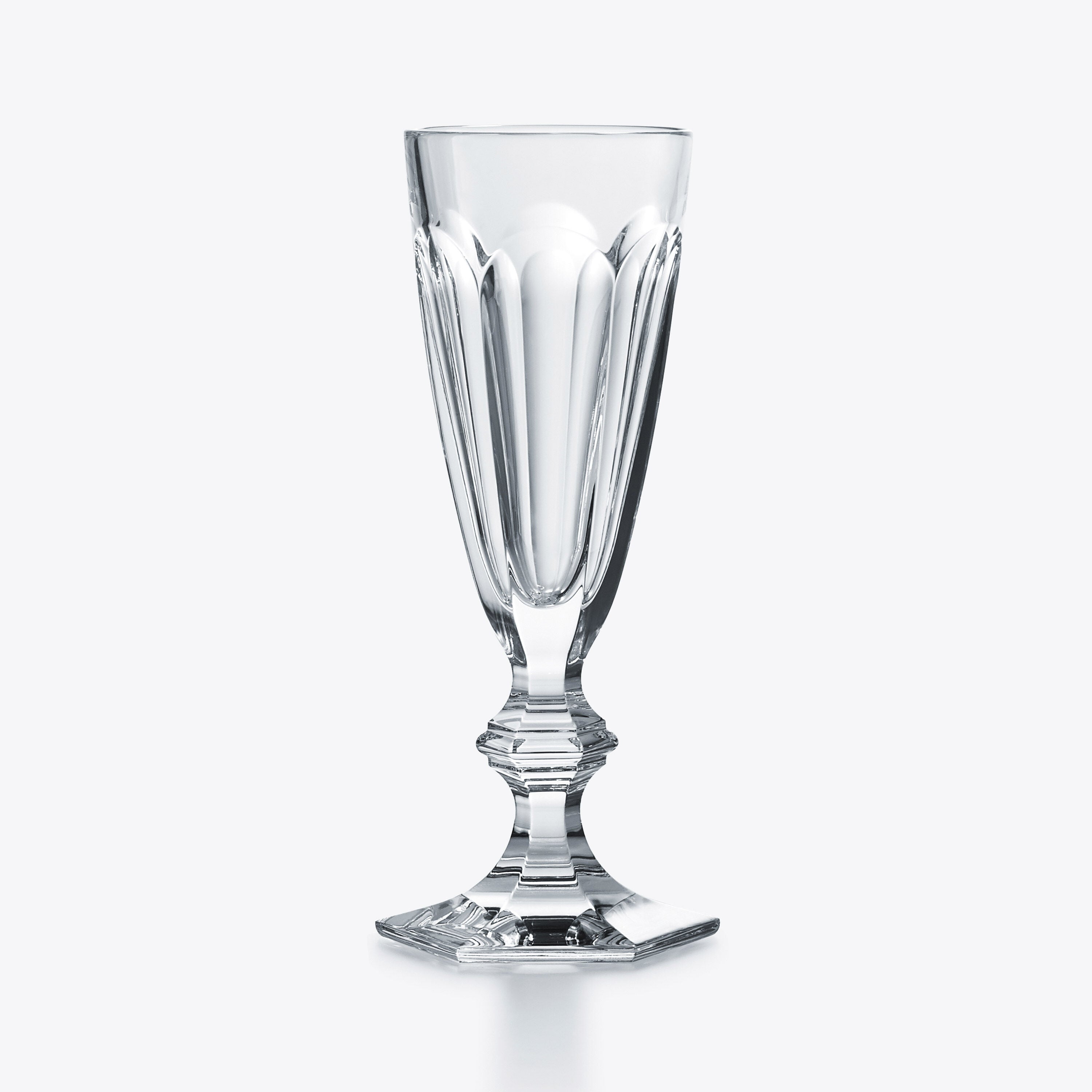 道］Baccarat バカラ エンパイア シャンパンフルート クリスタル 金彩