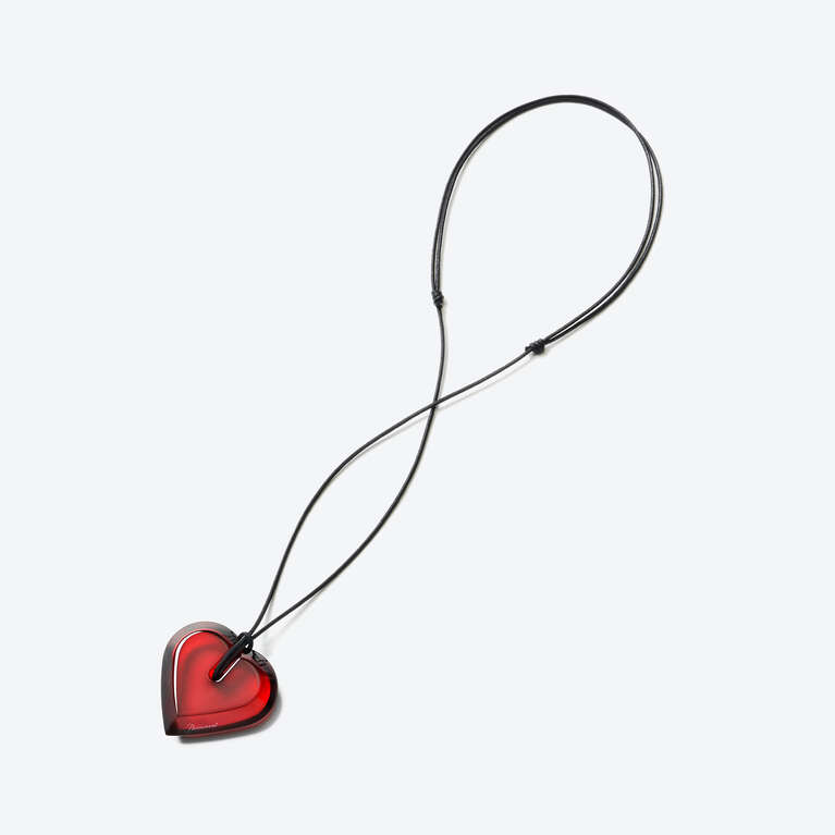Coeur à la Folie Pendant Red