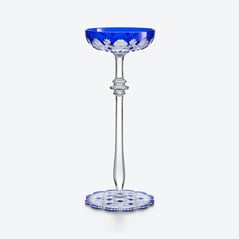 Select Tsar Coupe Baccarat, Champagne coupe in Crystal Blue