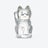 Cat Maneki Neko Figurine L Baccarat in Crystal Gold