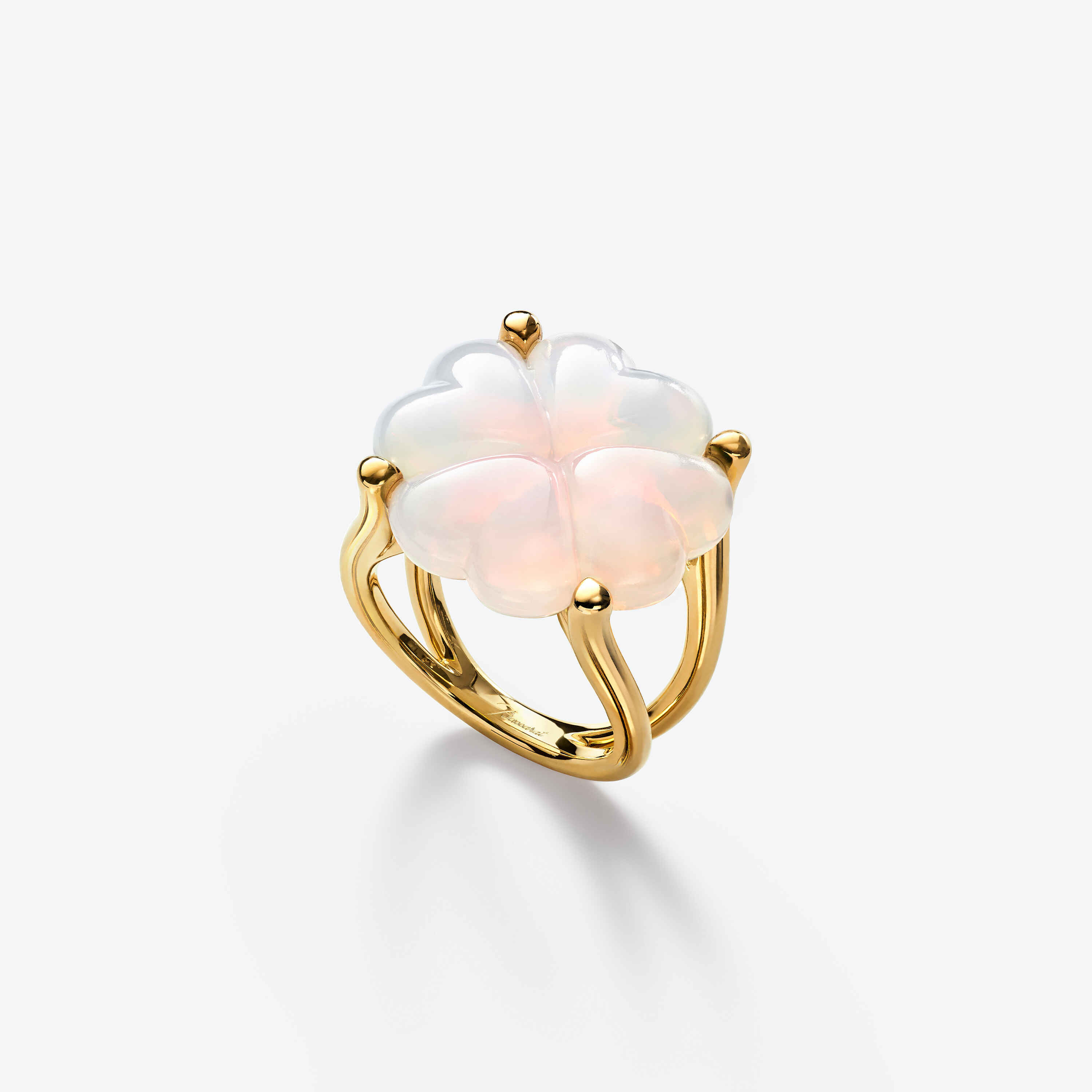 Bague Trèfle Vermeil Baccarat France1