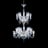 Mille Nuits Chandelier Hurricane Shades (36L) Baccarat in Crystal Clear