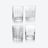 4 Elements Tumblers Set Baccarat, Cocktail glass in Crystal Clear
