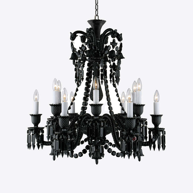 Zénith Chandelier Black (12L) 