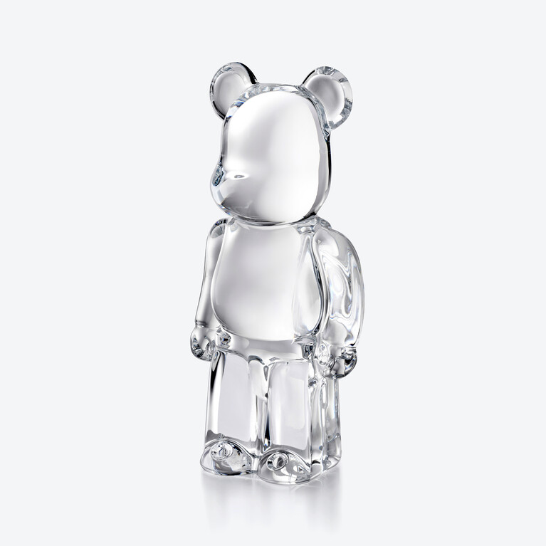 Be@rbrick Figurine Baccarat in Crystal Clear View 2
