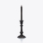 Harcourt Candlestick Candle Baccarat in Wax Black
