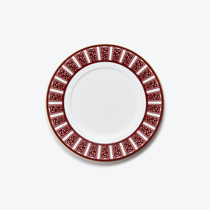 Arcadia Red Dessert Plate, Set of 2