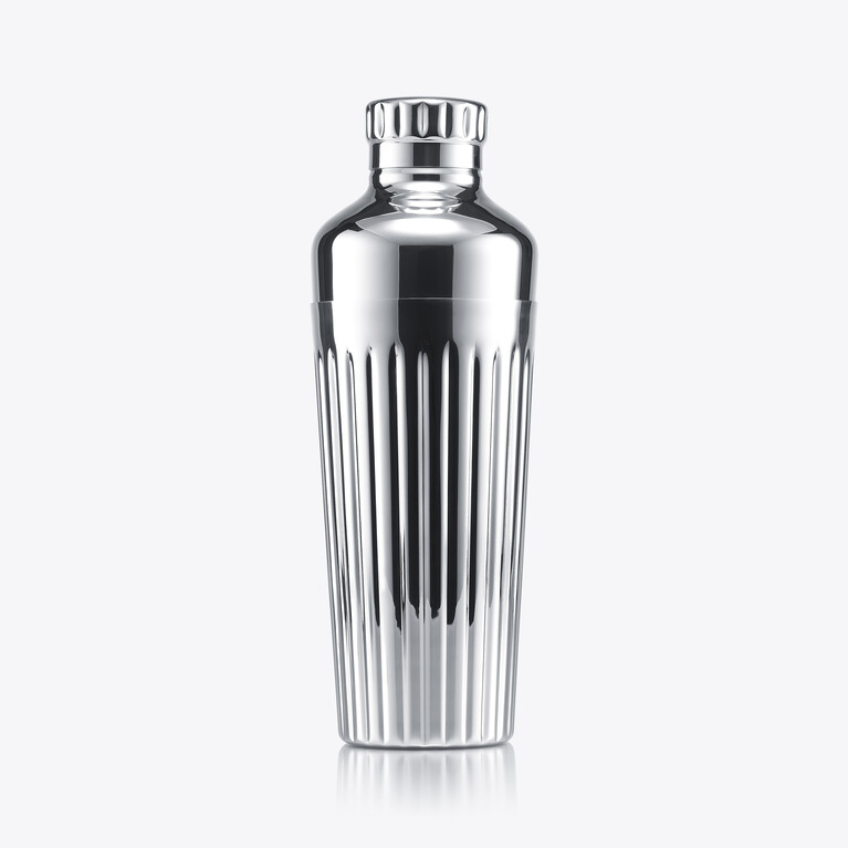 Harmonie Shaker Baccarat in Steel Silver