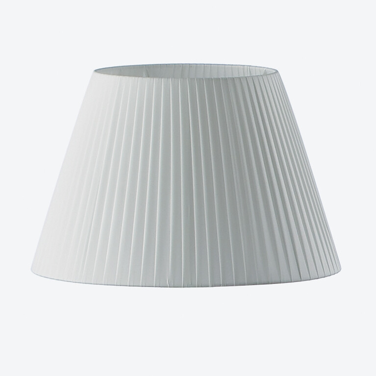 Tourbillon Lampshade Baccarat in Taffeta White