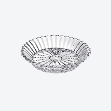 Assiette &agrave; Salade Mille Nuits Baccarat en Cristal Clair