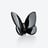 Lucky Butterfly Baccarat in Black Crystal