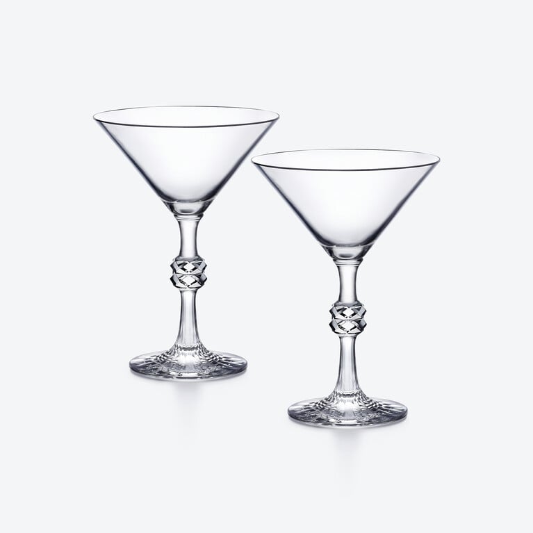 Passion Collection by Jean-Charles Boisset Martini Glasses Baccarat, Martini glass in Crystal Clear